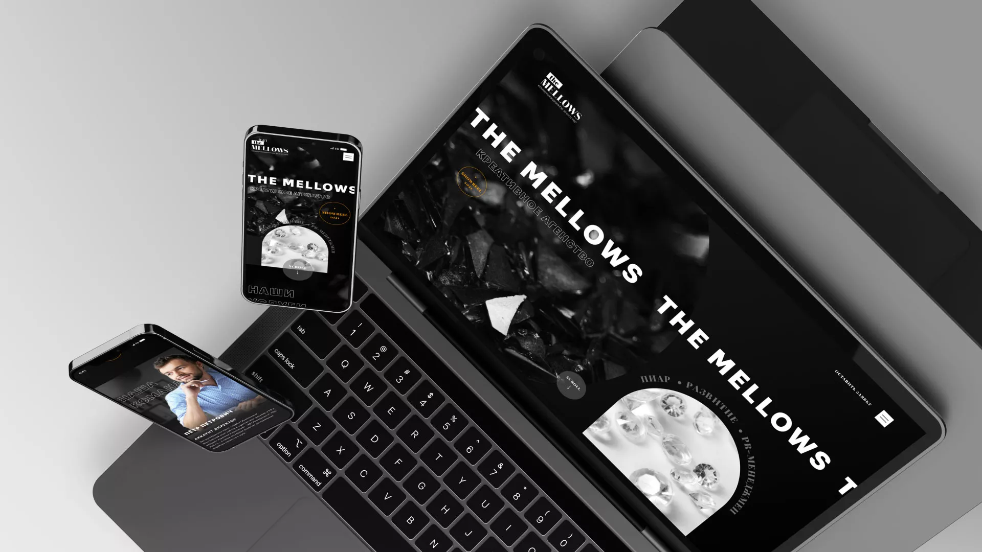 Разработка сайта креативного агентства «The Mellows» в Верее